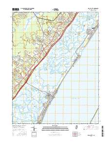 Sea Isle City 2016 topographic map thumbnail