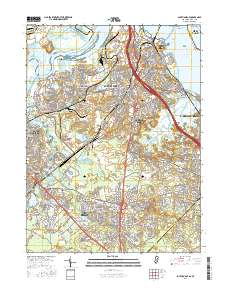 South Amboy 2016 topographic map thumbnail