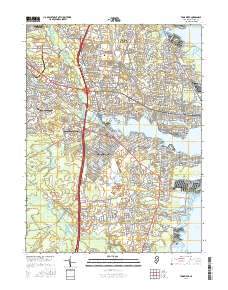 Toms River 2016 topographic map thumbnail