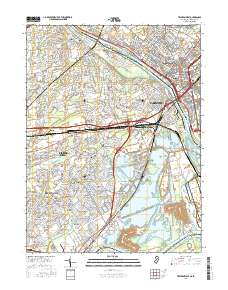 Trenton West 2016 topographic map thumbnail