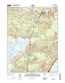 Woodbine 2016 topographic map thumbnail
