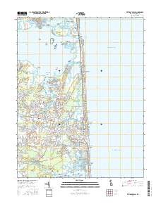 Bethany Beach 2016 topographic map thumbnail