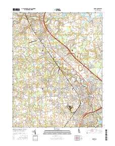 Dover 2016 topographic map thumbnail