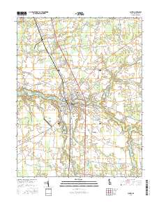 Laurel 2016 topographic map thumbnail