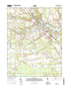 Millsboro 2016 topographic map thumbnail