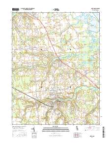 Milton 2016 topographic map thumbnail
