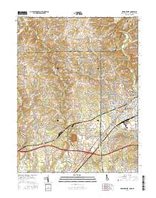 Newark West 2016 topographic map thumbnail