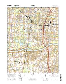 Saint Georges 2016 topographic map thumbnail