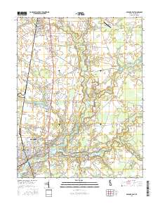 Seaford East 2016 topographic map thumbnail