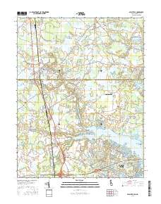 Selbyville 2016 topographic map thumbnail