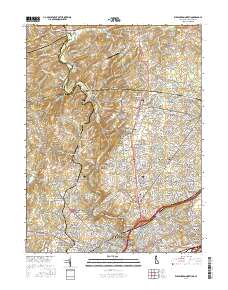 Wilmington North 2016 topographic map thumbnail