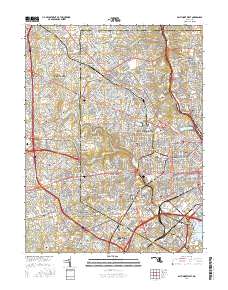 Baltimore West 2016 topographic map thumbnail