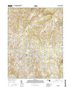 Bel Air 2016 topographic map thumbnail