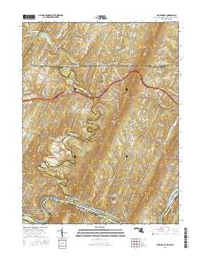 Bellegrove 2016 topographic map thumbnail
