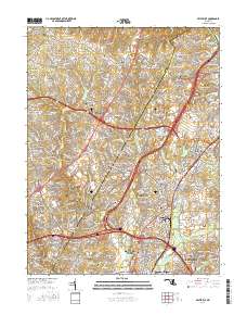 Beltsville 2016 topographic map thumbnail