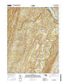 Big Pool 2016 topographic map thumbnail