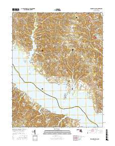 Broomes Island 2016 topographic map thumbnail