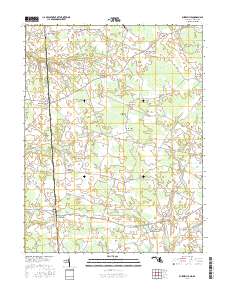 Burrsville 2016 topographic map thumbnail