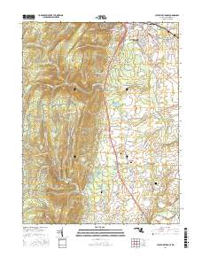 Catoctin Furnace 2016 topographic map thumbnail