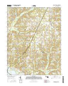 Charlotte Hall 2016 topographic map thumbnail
