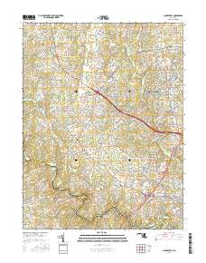 Clarksville 2016 topographic map thumbnail