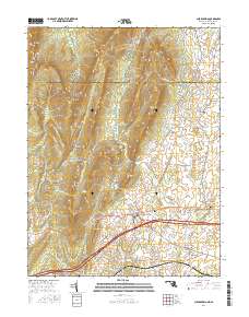 Clear Spring 2016 topographic map thumbnail
