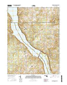 Conowingo Dam 2016 topographic map thumbnail
