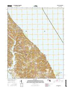 Cove Point 2016 topographic map thumbnail