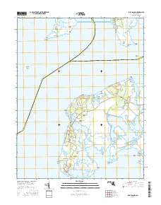 Deal Island 2016 topographic map thumbnail