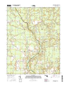 Dividing Creek 2016 topographic map thumbnail