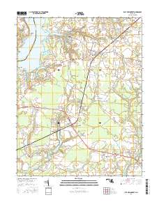 East New Market 2016 topographic map thumbnail