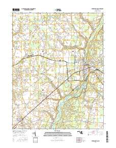 Federalsburg 2016 topographic map thumbnail