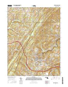 Frostburg 2016 topographic map thumbnail