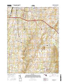 Funkstown 2017 topographic map thumbnail
