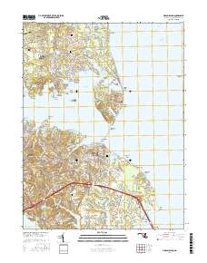 Gibson Island 2017 topographic map thumbnail