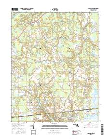 Girdletree 2016 topographic map thumbnail