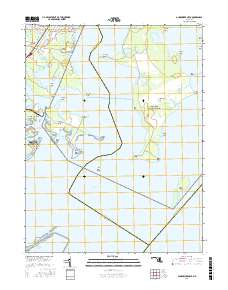 Gunpowder Neck 2016 topographic map thumbnail