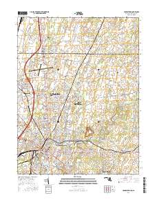 Hagerstown 2016 topographic map thumbnail