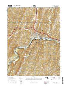Hancock 2016 topographic map thumbnail