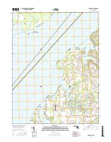Hanesville 2016 topographic map thumbnail