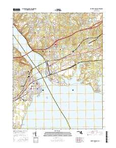 Havre De Grace 2016 topographic map thumbnail