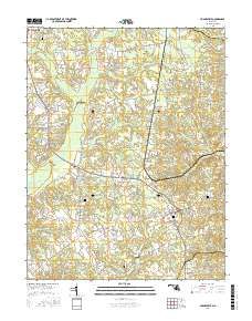 Hughesville 2016 topographic map thumbnail