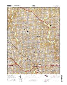 Kensington 2016 topographic map thumbnail