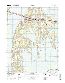 Kent Island 2016 topographic map thumbnail