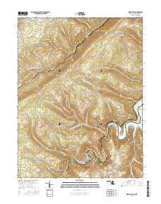 Kitzmiller 2016 topographic map thumbnail