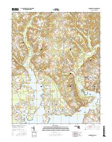 Leonardtown 2016 topographic map thumbnail