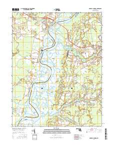 Mardela Springs 2016 topographic map thumbnail