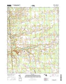 Marydel 2016 topographic map thumbnail
