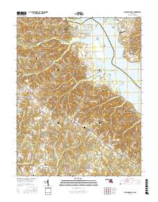 Mechanicsville 2016 topographic map thumbnail