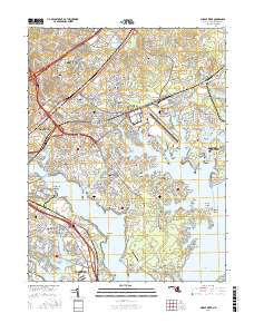 Middle River 2016 topographic map thumbnail